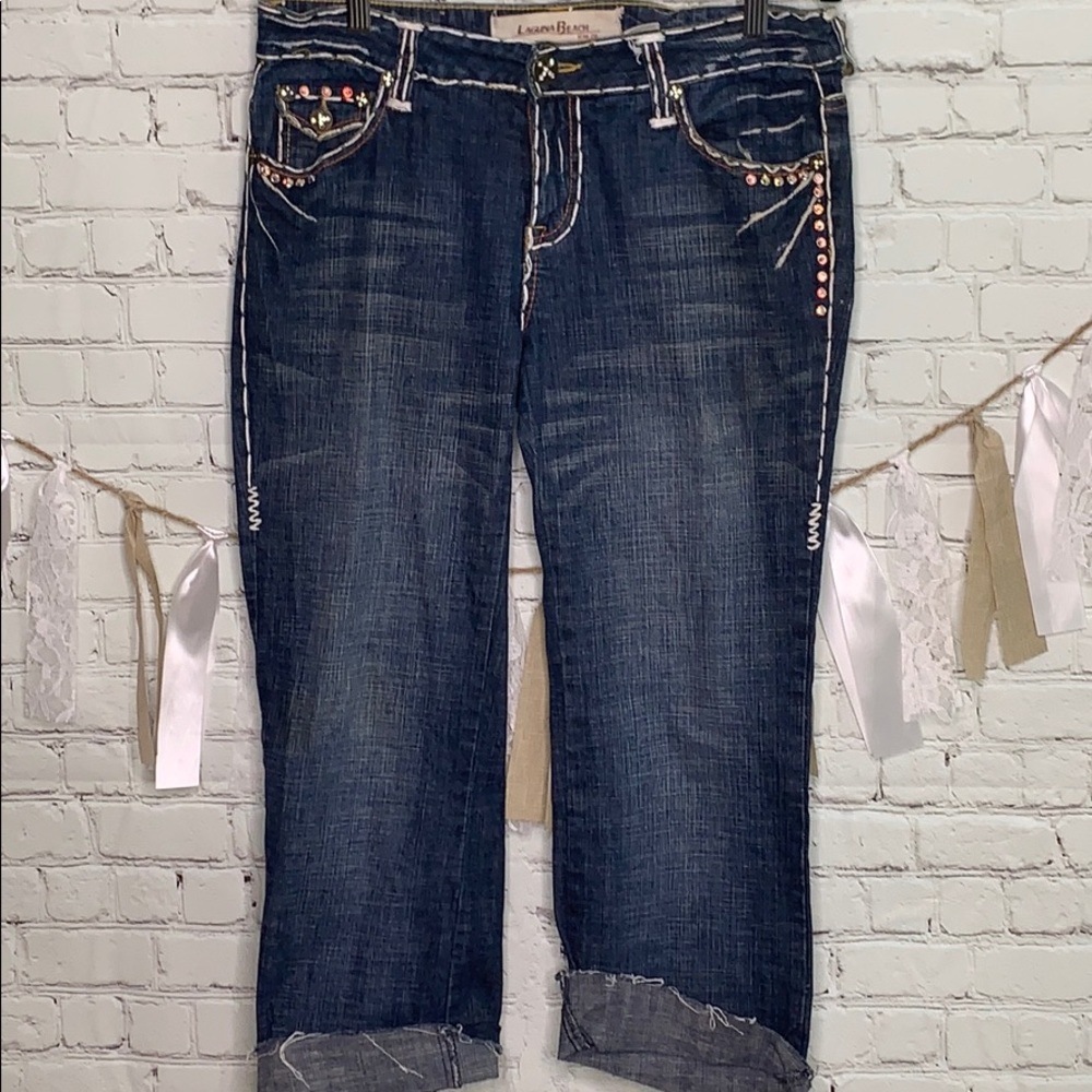 Lauguna Beach Jeans sz 29 Crop cut